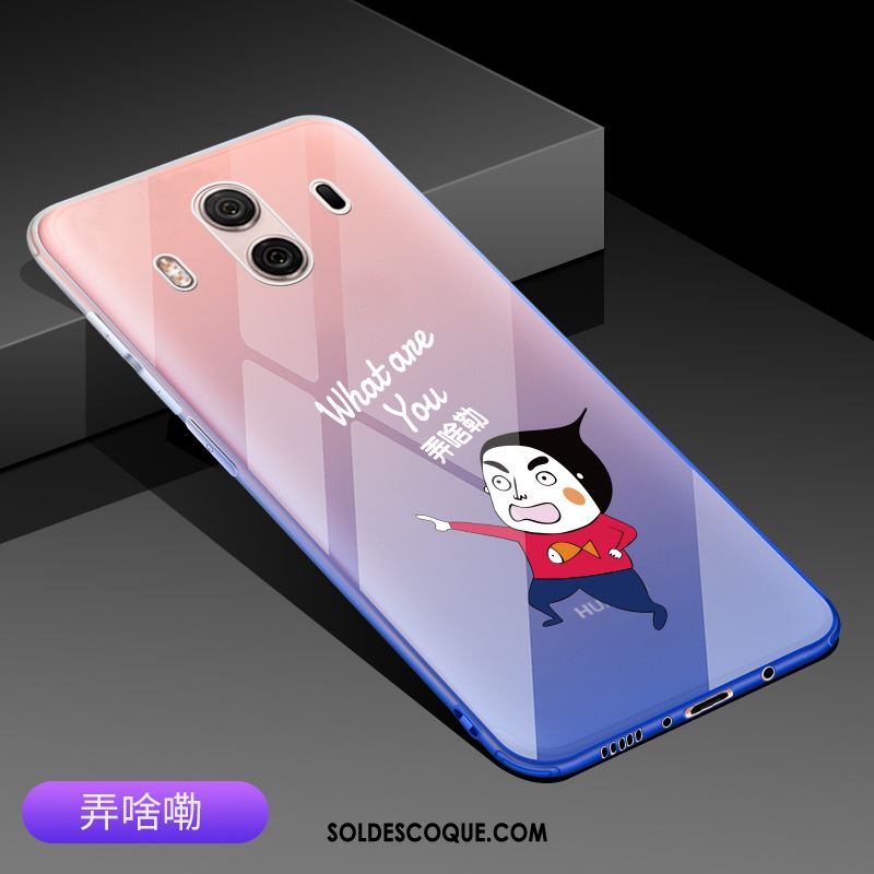 Coque Huawei Mate 10 Dégradé Étui Téléphone Portable Rose Protection En Vente