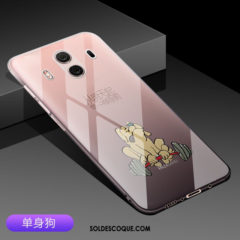 Coque Huawei Mate 10 Dégradé Étui Téléphone Portable Rose Protection En Vente
