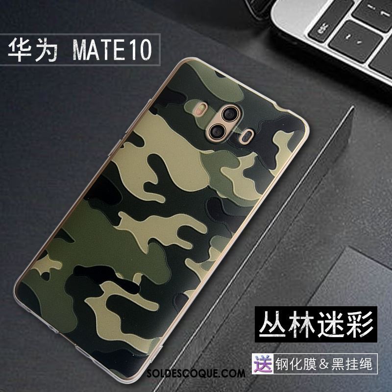 Coque Huawei Mate 10 Gaufrage Silicone Téléphone Portable Fluide Doux Incassable Soldes