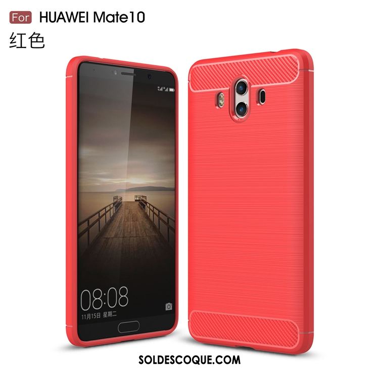 Coque Huawei Mate 10 Incassable Silicone Téléphone Portable Étui Gris Housse Pas Cher