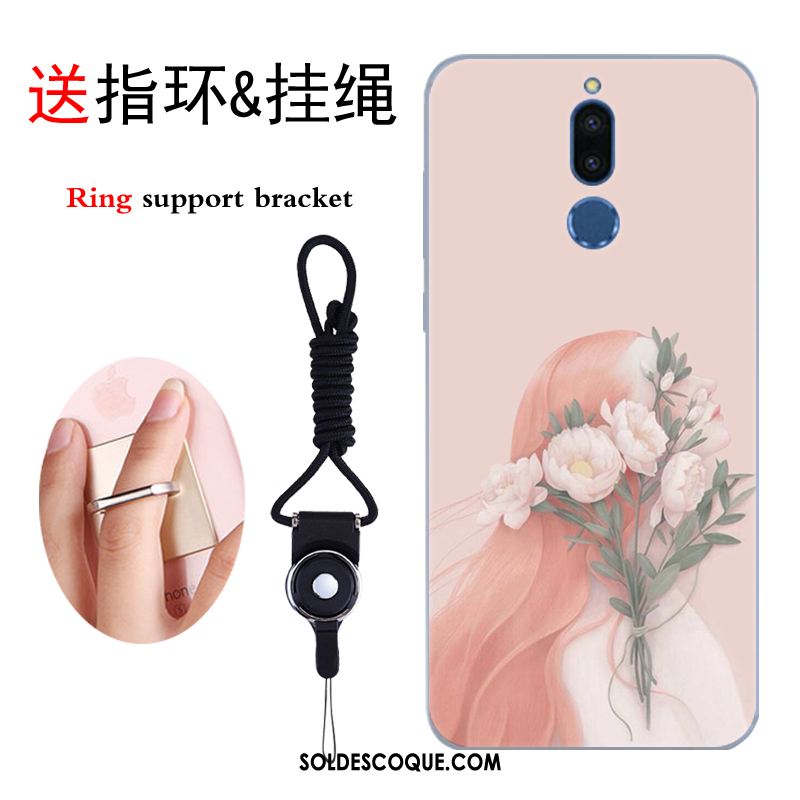 Coque Huawei Mate 10 Lite Fluide Doux Incassable Tout Compris Rouge Dessin Animé En Vente