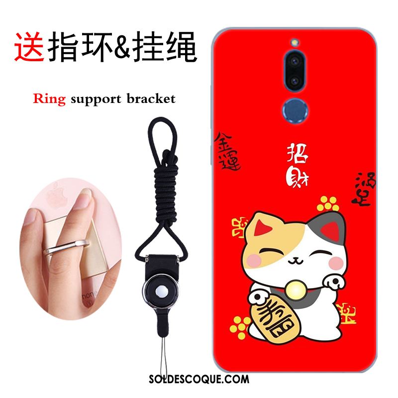 Coque Huawei Mate 10 Lite Fluide Doux Incassable Tout Compris Rouge Dessin Animé En Vente