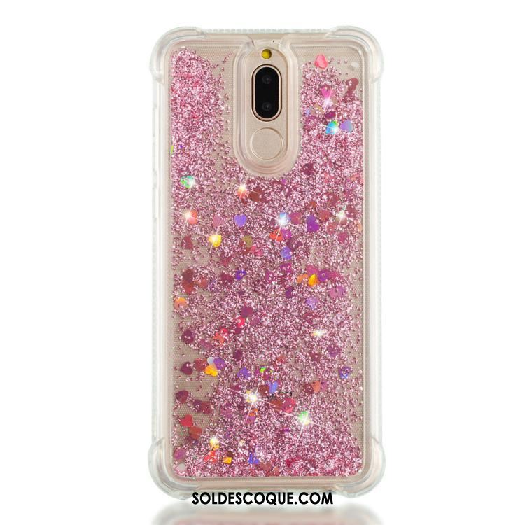 Coque Huawei Mate 10 Lite Fluide Doux Protection Incassable Rose Quicksand En Ligne