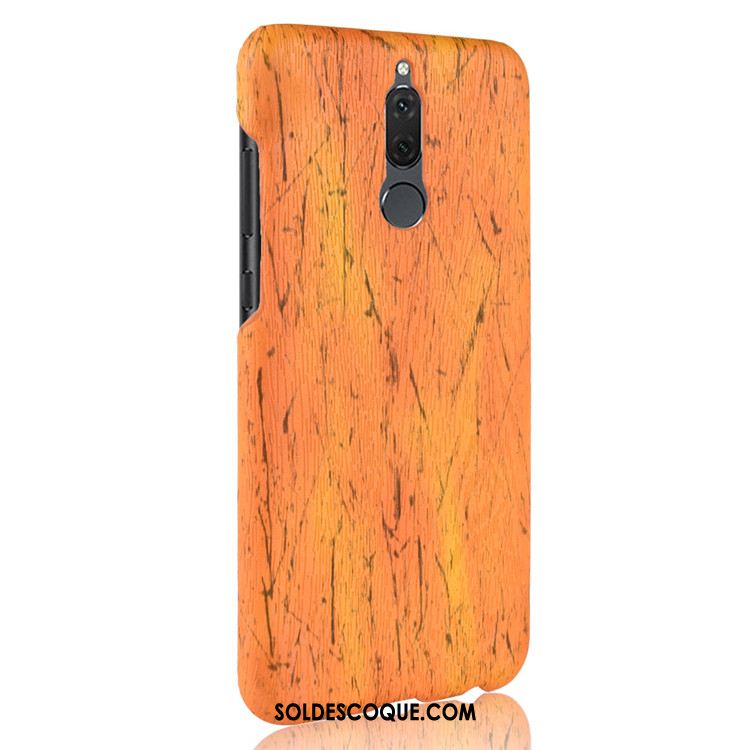 Coque Huawei Mate 10 Lite Grain De Bois Cuir Qualité Téléphone Portable Marron En Ligne