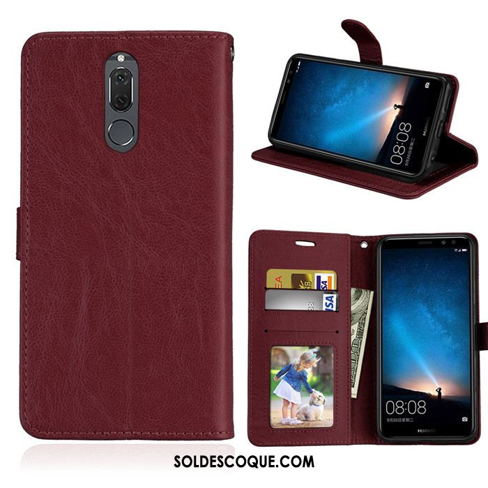 Coque Huawei Mate 10 Lite Jeunesse Étui En Cuir Silicone Protection Téléphone Portable Housse France