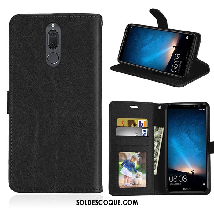 Coque Huawei Mate 10 Lite Jeunesse Étui En Cuir Silicone Protection Téléphone Portable Housse France