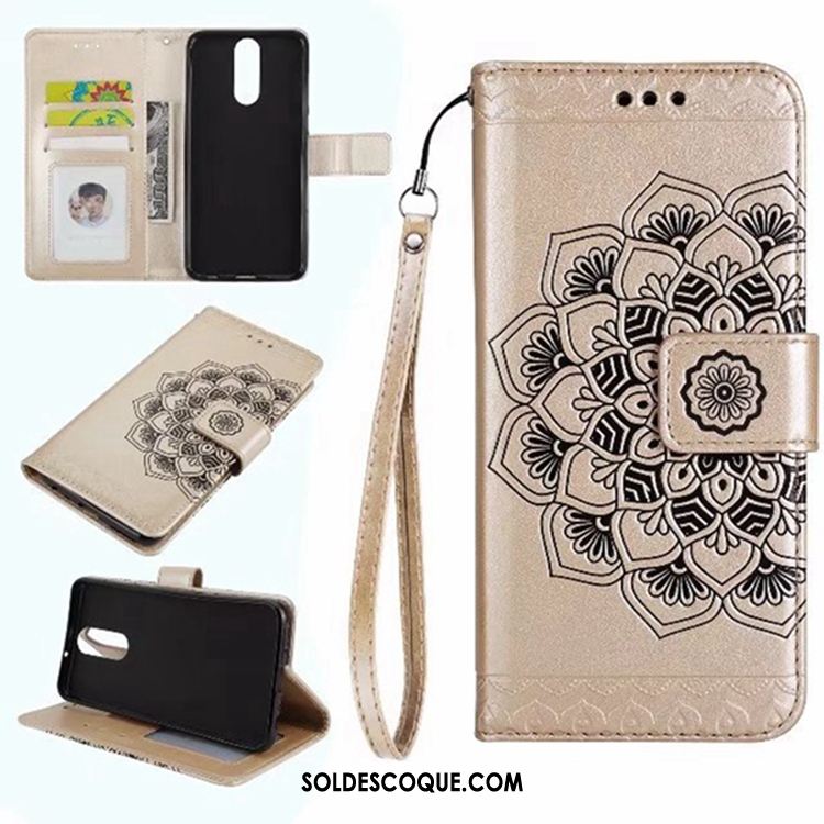 Coque Huawei Mate 10 Lite Portefeuille Vent Étui En Cuir Ethnique Support Pas Cher