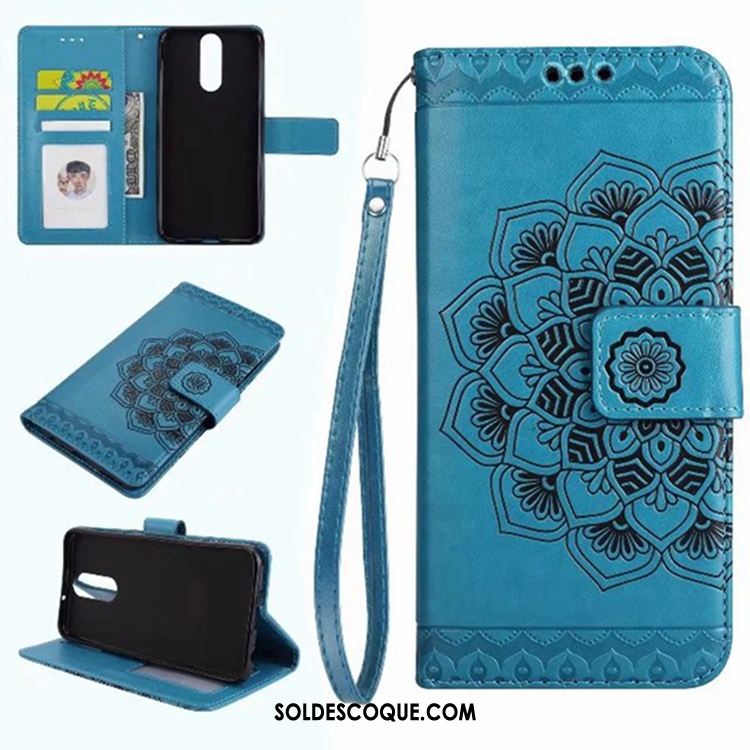 Coque Huawei Mate 10 Lite Portefeuille Vent Étui En Cuir Ethnique Support Pas Cher