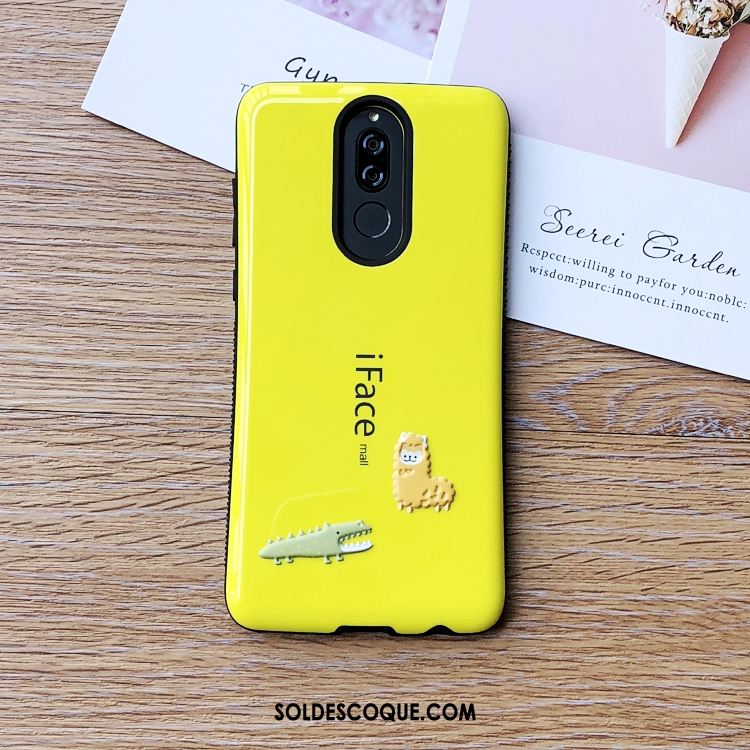 Coque Huawei Mate 10 Lite Protection Incassable Étui Jaune Téléphone Portable Soldes