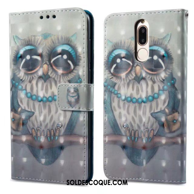 Coque Huawei Mate 10 Lite Silicone Téléphone Portable Étui Bleu Étui En Cuir En Vente