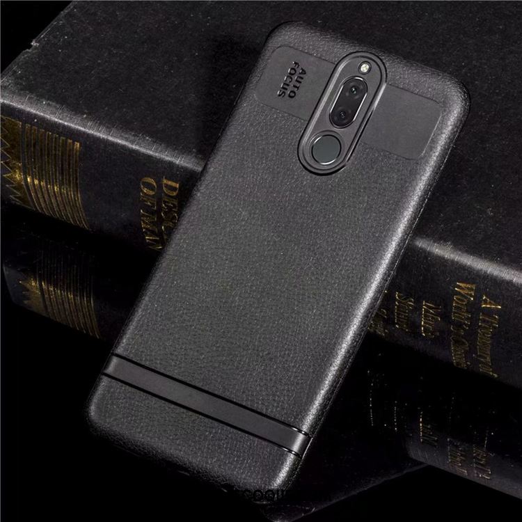 Coque Huawei Mate 10 Lite Silicone Étui Noir Téléphone Portable Peau Douce Pas Cher