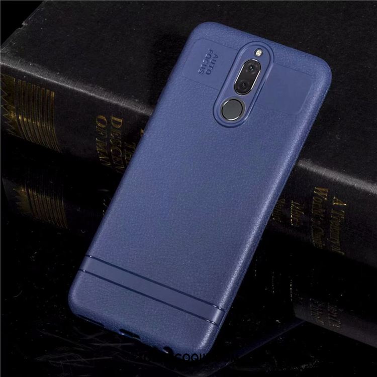 Coque Huawei Mate 10 Lite Silicone Étui Noir Téléphone Portable Peau Douce Pas Cher