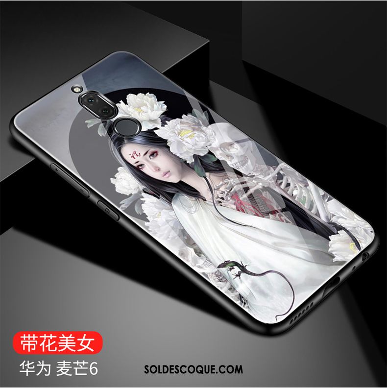 Coque Huawei Mate 10 Lite Téléphone Portable Fluide Doux Dessin Animé Incassable Noir En Ligne