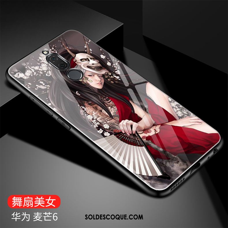 Coque Huawei Mate 10 Lite Téléphone Portable Fluide Doux Dessin Animé Incassable Noir En Ligne
