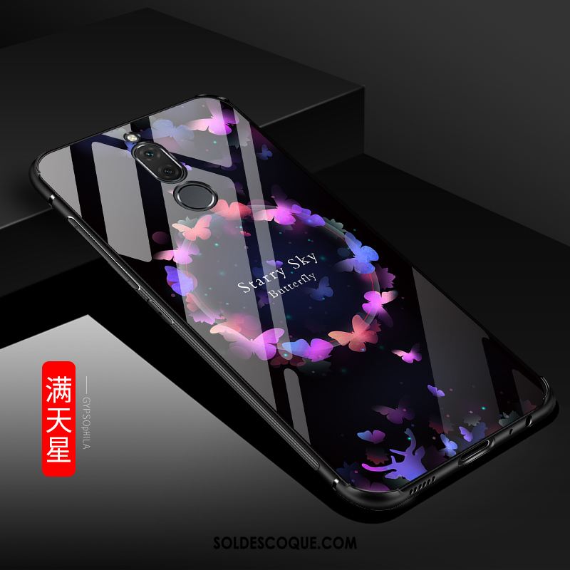 Coque Huawei Mate 10 Lite Étui Noir Fluide Doux Protection Téléphone Portable Pas Cher