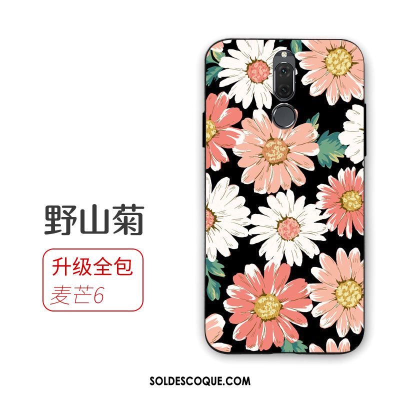 Coque Huawei Mate 10 Lite Étui Rose Silicone Protection Frais Soldes