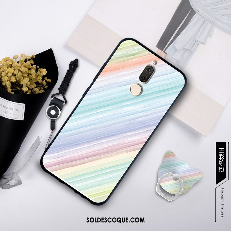 Coque Huawei Mate 10 Lite Étui Silicone Protection Fluide Doux Support Pas Cher