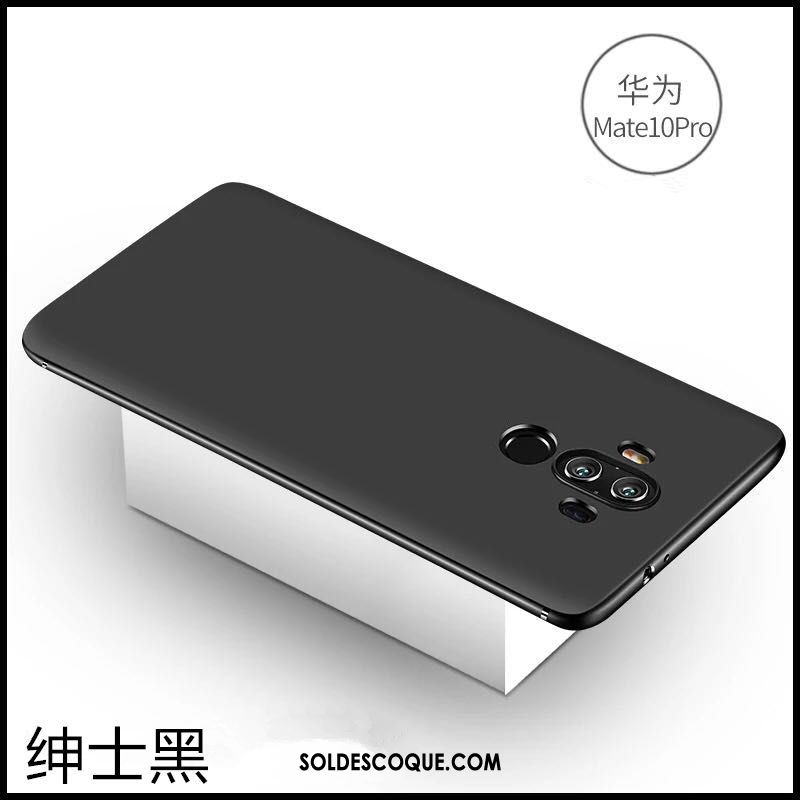 Coque Huawei Mate 10 Pro Fluide Doux Incassable Noir Téléphone Portable Pas Cher