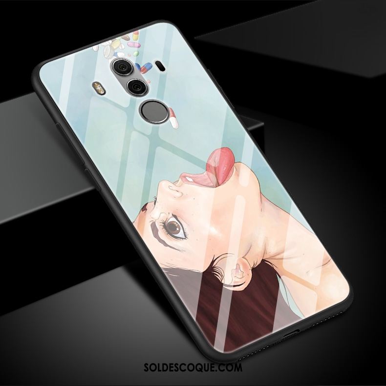 Coque Huawei Mate 10 Pro Fluide Doux Étui Téléphone Portable Verre Incassable France