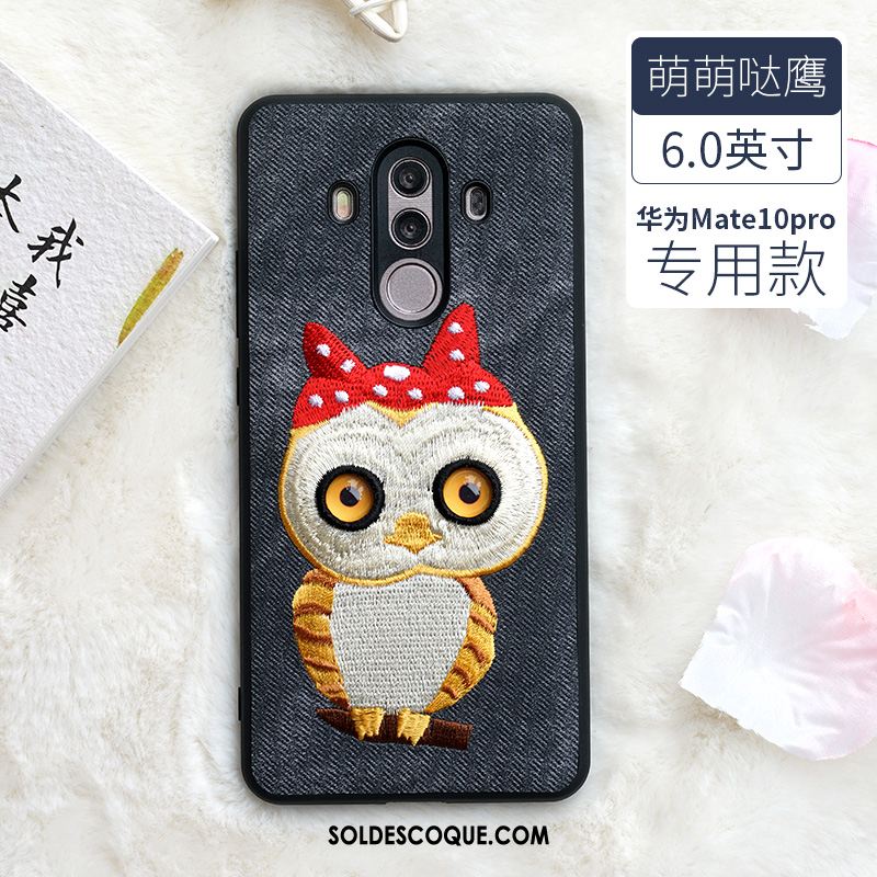 Coque Huawei Mate 10 Pro Incassable Jaune Personnalité Difficile Broderie En Ligne