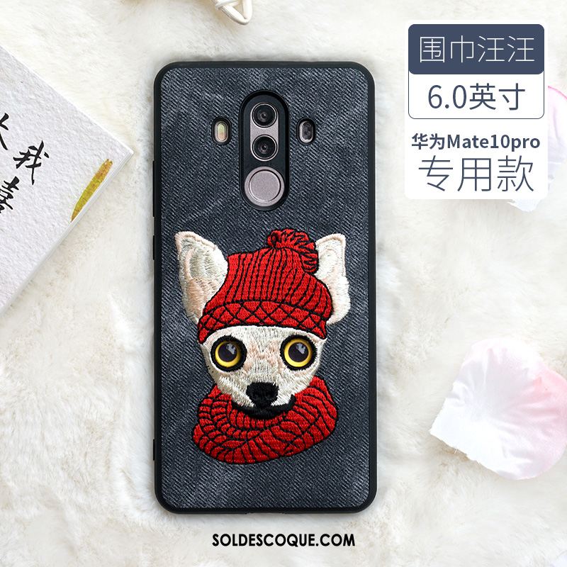 Coque Huawei Mate 10 Pro Incassable Jaune Personnalité Difficile Broderie En Ligne