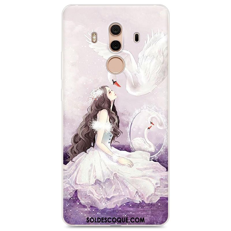 Coque Huawei Mate 10 Pro Incassable Protection Créatif Tout Compris Rose En Ligne