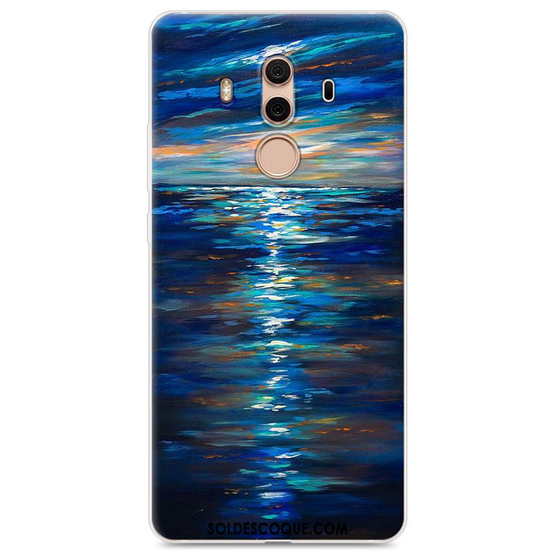 Coque Huawei Mate 10 Pro Incassable Protection Créatif Tout Compris Rose En Ligne