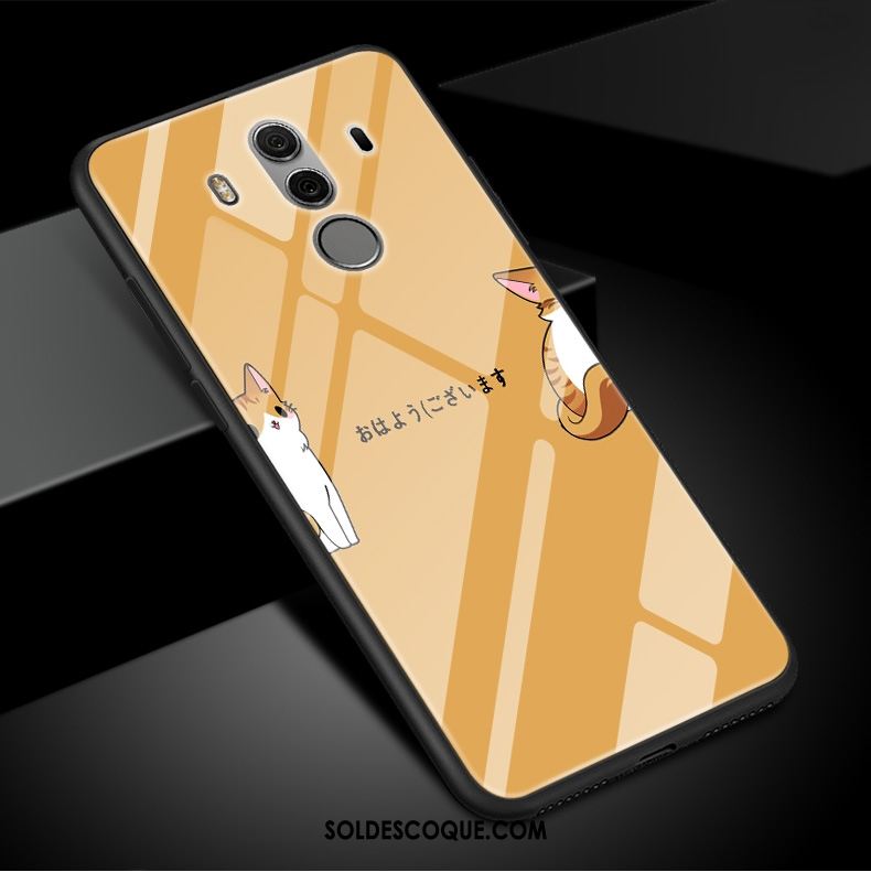 Coque Huawei Mate 10 Pro Tempérer Verre Dessin Animé Téléphone Portable Étui En Vente