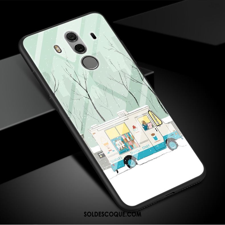 Coque Huawei Mate 10 Pro Tendance Bleu Protection Étui Fluide Doux En Vente