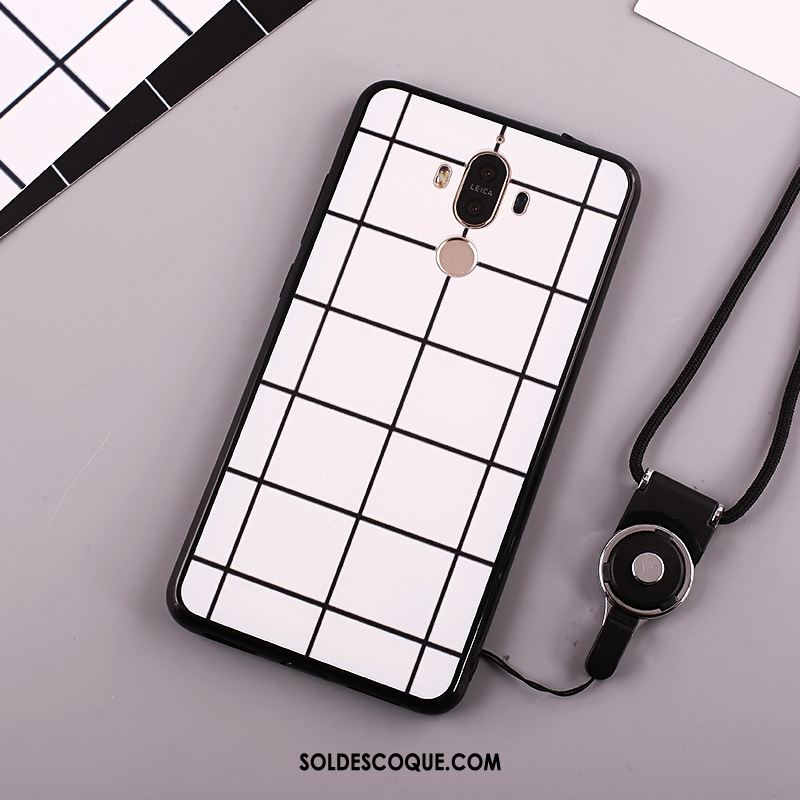 Coque Huawei Mate 10 Pro Tendance Ornements Suspendus Blanc Étui Protection Pas Cher