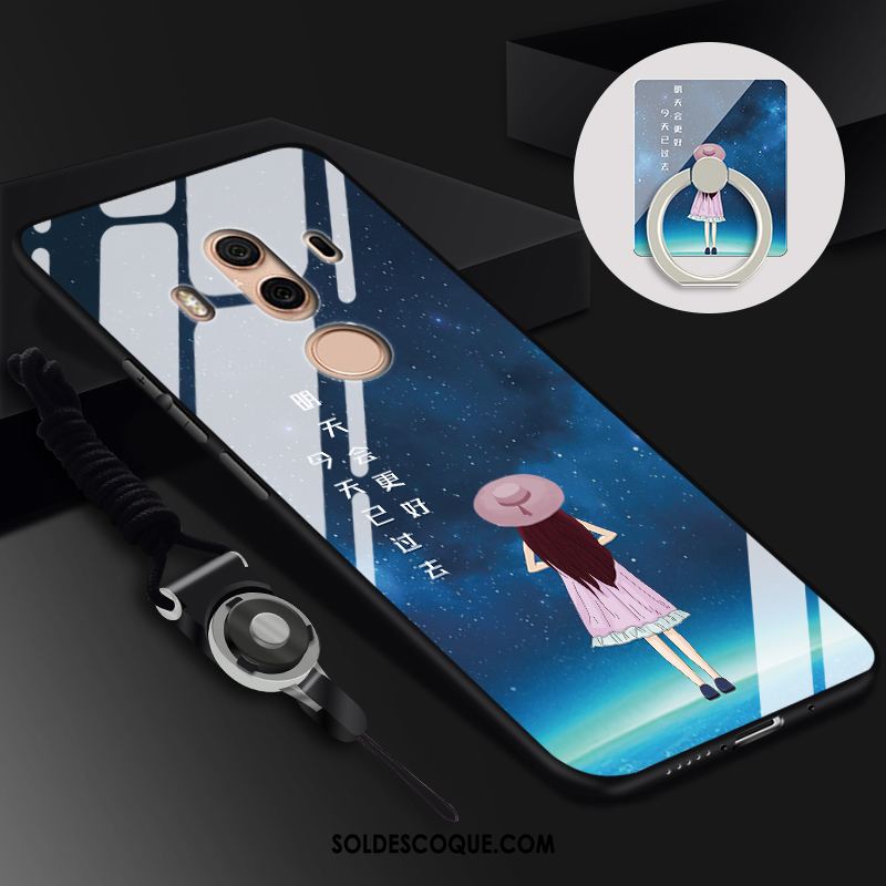 Coque Huawei Mate 10 Pro Tout Compris Support Étui Violet Personnalité Housse En Vente