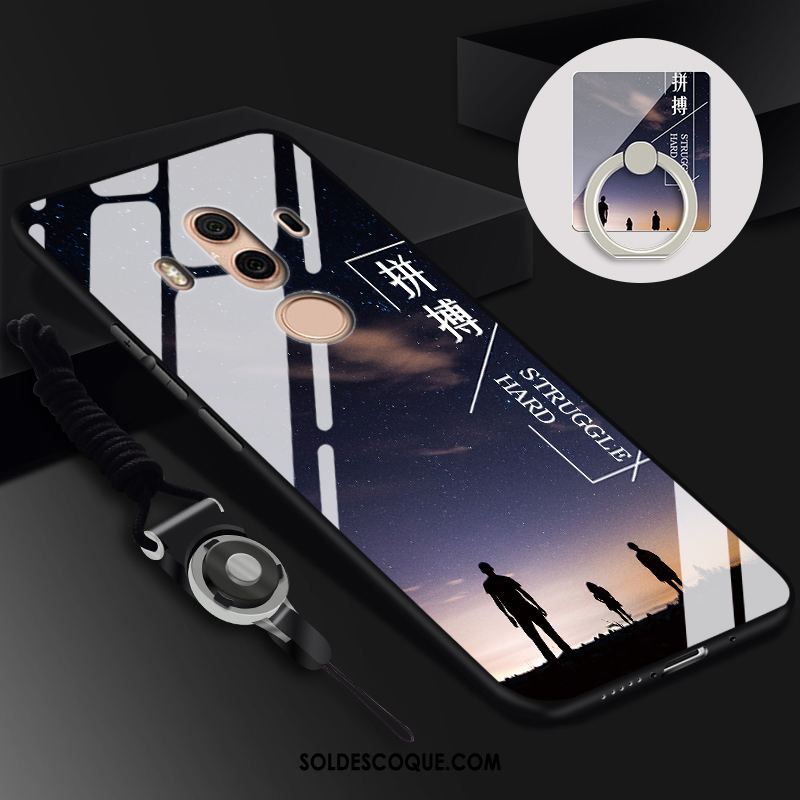 Coque Huawei Mate 10 Pro Tout Compris Support Étui Violet Personnalité Housse En Vente