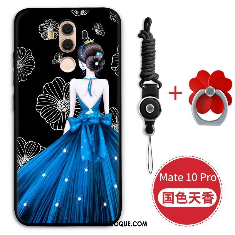 Coque Huawei Mate 10 Pro Très Mince Étui Fluide Doux Rouge Téléphone Portable Pas Cher