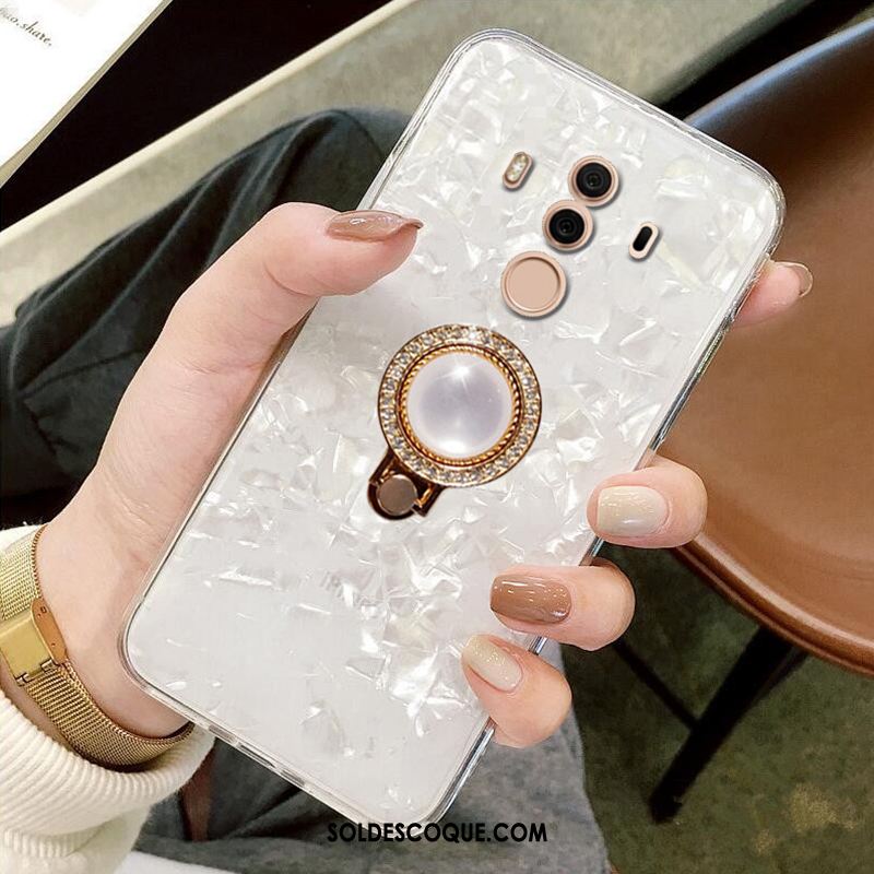 Coque Huawei Mate 10 Pro Téléphone Portable Fluide Doux Transparent Silicone Cou Suspendu Housse Pas Cher