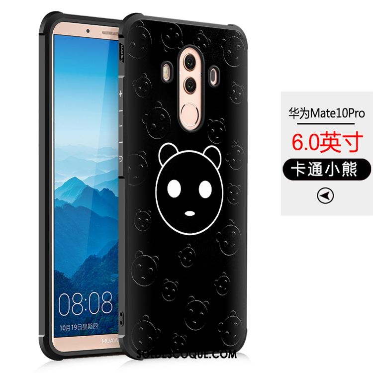 Coque Huawei Mate 10 Pro Téléphone Portable Fluide Doux Étui Noir Nouveau En Ligne