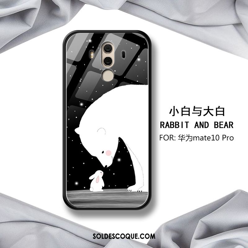 Coque Huawei Mate 10 Pro Téléphone Portable Étui Noir Protection Incassable Soldes