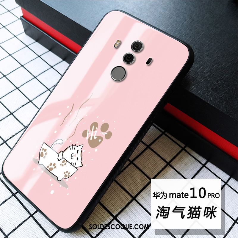 Coque Huawei Mate 10 Pro Verre Incassable Charmant Téléphone Portable Fluide Doux Housse En Vente