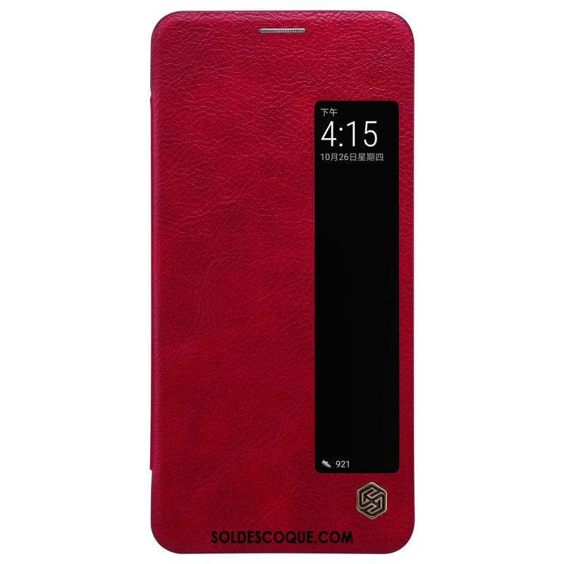 Coque Huawei Mate 10 Pro Étui En Cuir Business Incassable Téléphone Portable Blanc Pas Cher