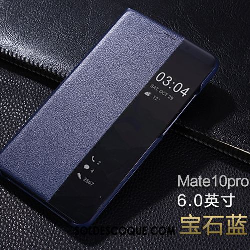 Coque Huawei Mate 10 Pro Étui En Cuir Téléphone Portable Dormance Protection Clamshell En Vente