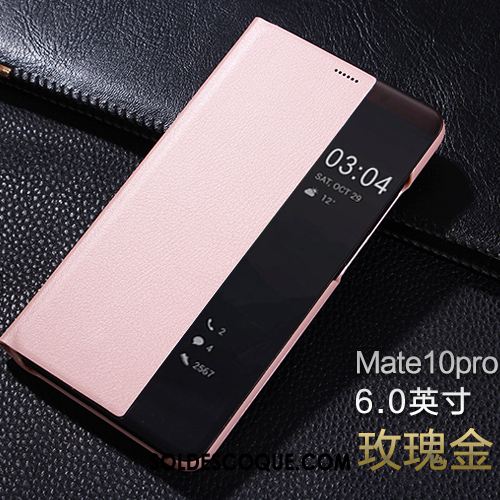 Coque Huawei Mate 10 Pro Étui En Cuir Téléphone Portable Dormance Protection Clamshell En Vente