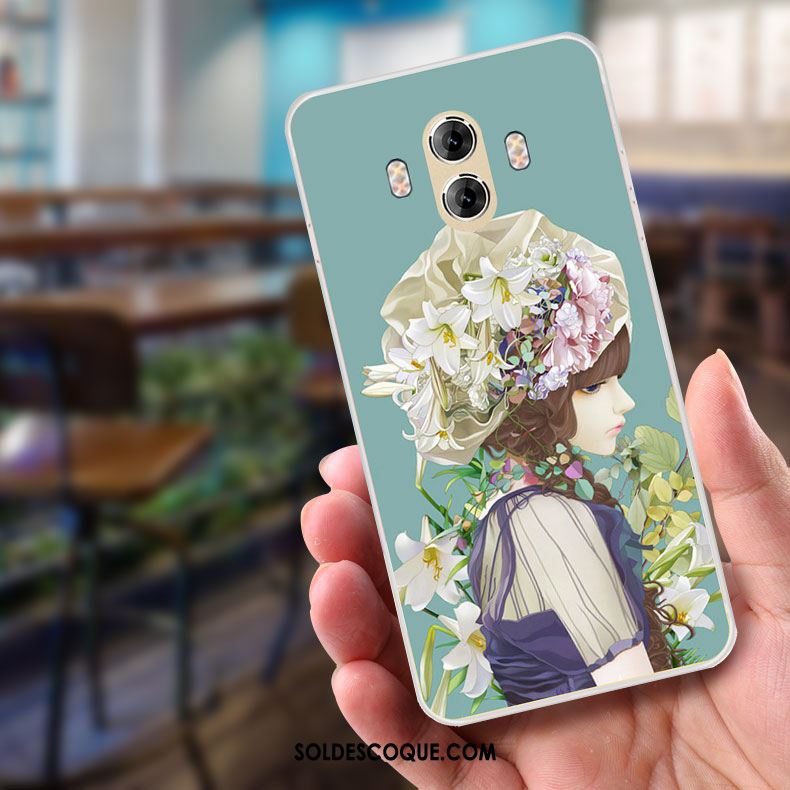 Coque Huawei Mate 10 Protection Gaufrage Incassable Dessin Animé Silicone Pas Cher