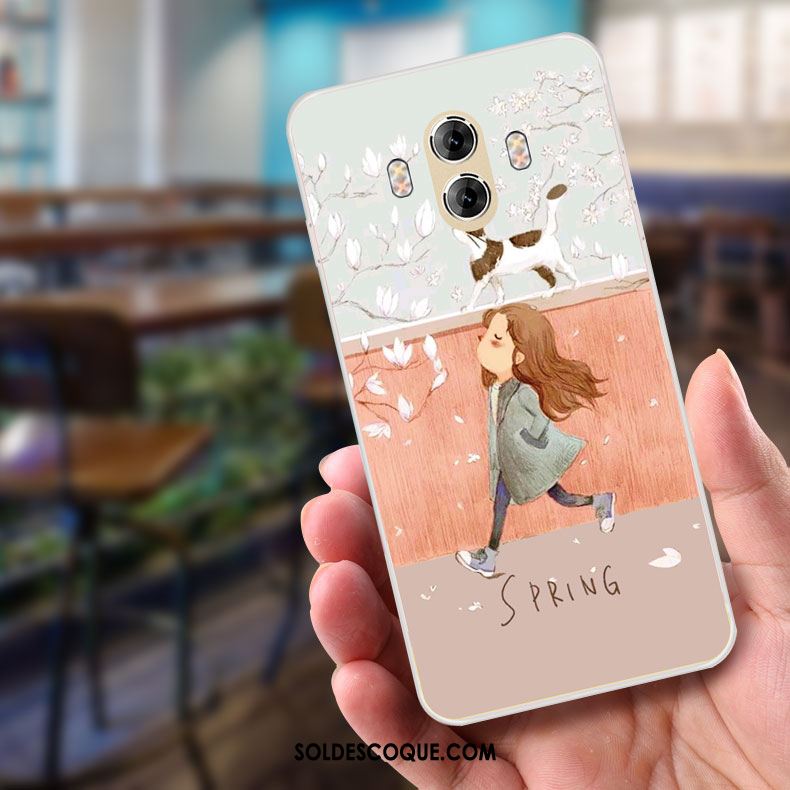 Coque Huawei Mate 10 Protection Gaufrage Incassable Dessin Animé Silicone Pas Cher