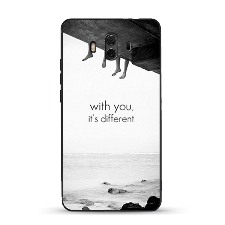 Coque Huawei Mate 10 Protection Noir Silicone Étui Téléphone Portable Soldes