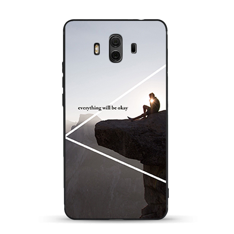 Coque Huawei Mate 10 Protection Noir Silicone Étui Téléphone Portable Soldes