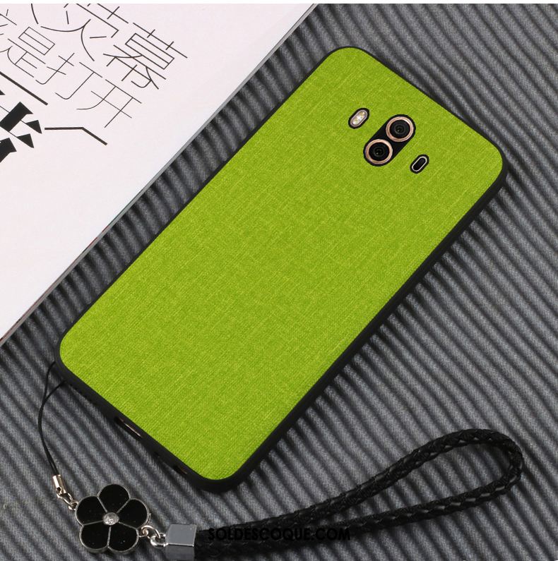 Coque Huawei Mate 10 Protection Étui Vert Silicone Tout Compris France