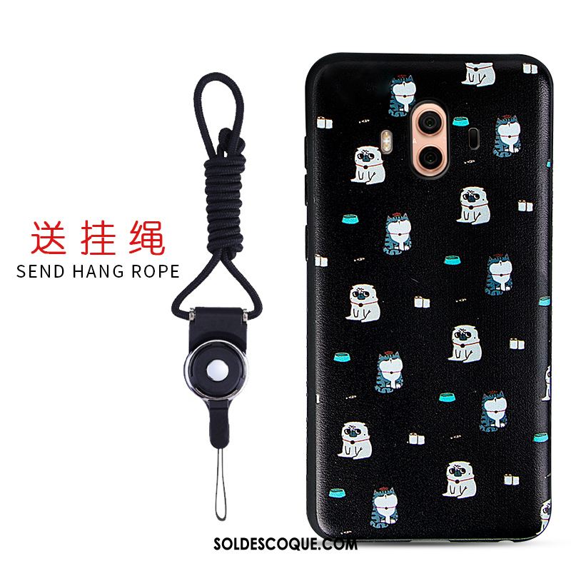Coque Huawei Mate 10 Silicone Étui Incassable Téléphone Portable Noir En Vente