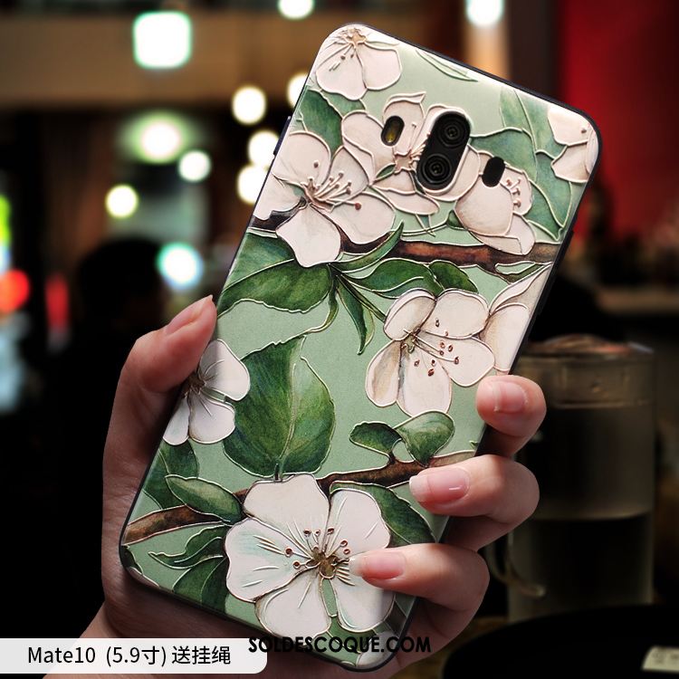 Coque Huawei Mate 10 Style Chinois Incassable Silicone Fluide Doux Téléphone Portable Pas Cher