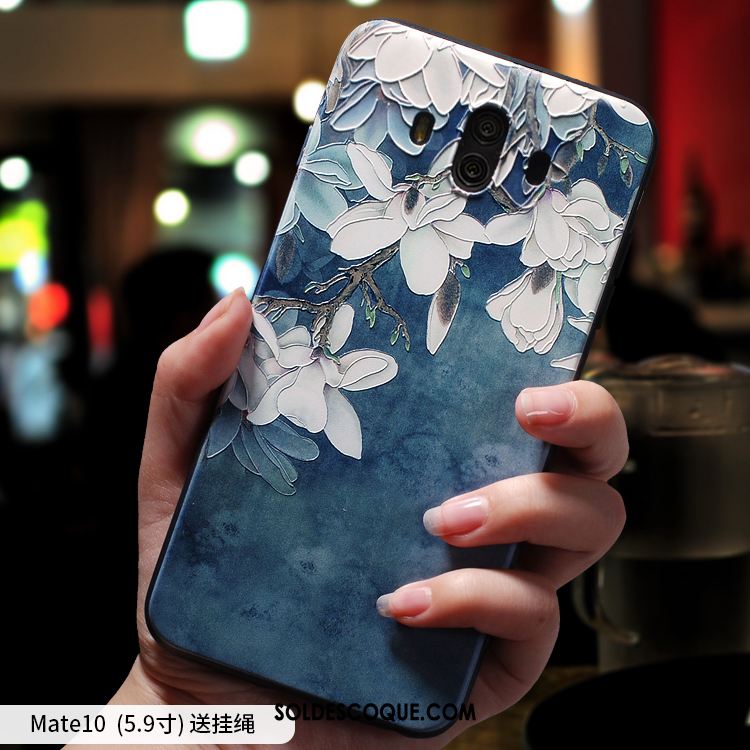 Coque Huawei Mate 10 Style Chinois Incassable Silicone Fluide Doux Téléphone Portable Pas Cher