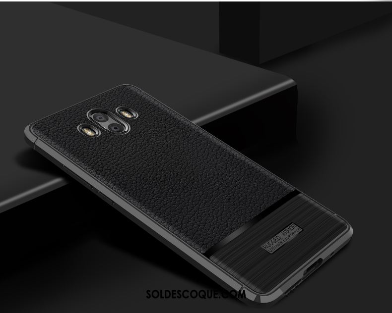 Coque Huawei Mate 10 Tout Compris Incassable Noir Étui Téléphone Portable Pas Cher