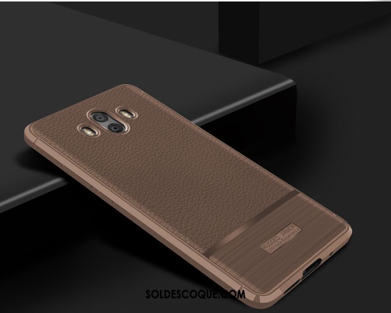 Coque Huawei Mate 10 Tout Compris Incassable Noir Étui Téléphone Portable Pas Cher